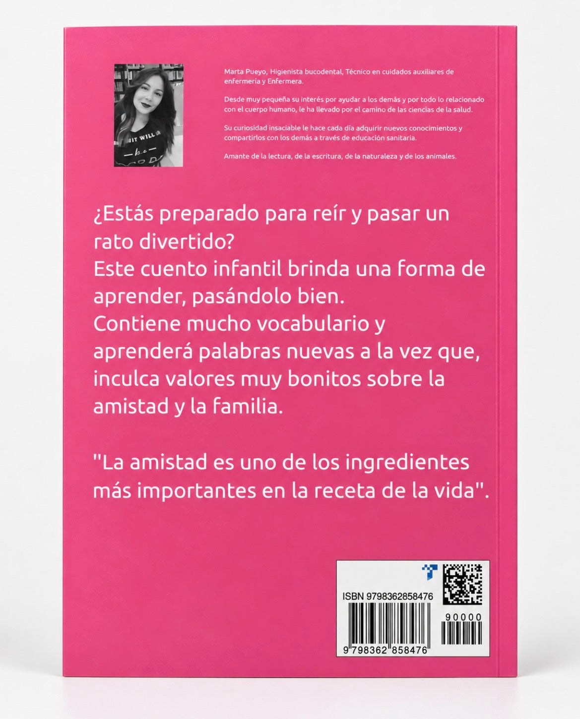 Contraportada de Mar, la princesa, de Marta Pueyo Sastre