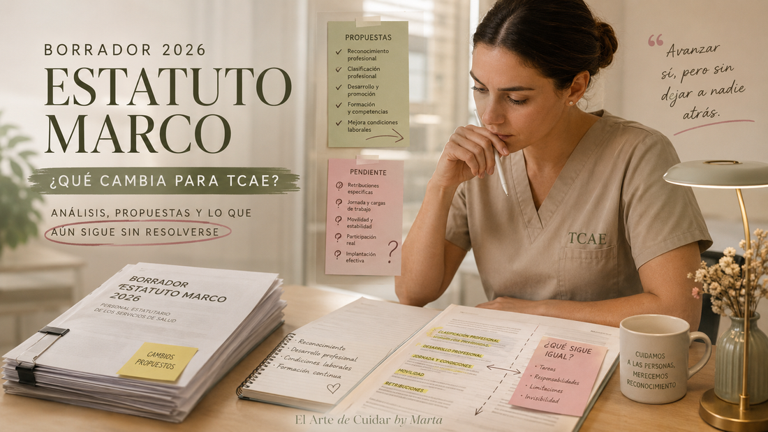 Anteproyecto del Estatuto Marco 2026: qué propone para los TCAE y qué sigue sin cambiar