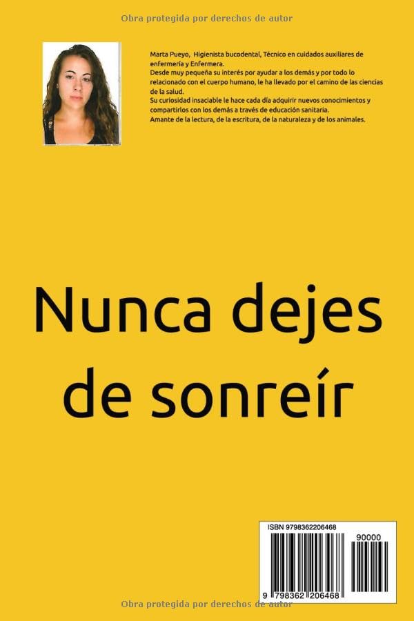 Portada del libro Boca sana, sonrisa bonita de Marta Pueyo, guía sobre salud bucodental y cuidado diario para una sonrisa sana y estética.