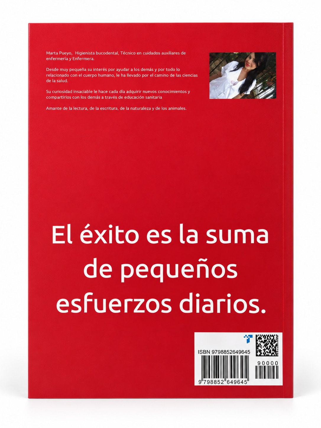 Contraportada de Soy TCAE II de Marta Pueyo Sastre, ISBN 9798852649645
